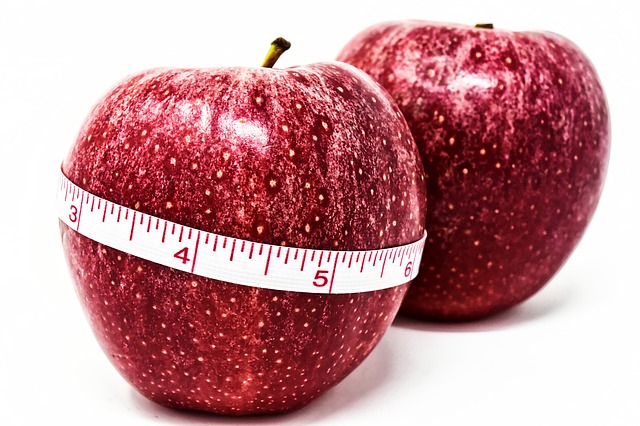 měření jablka